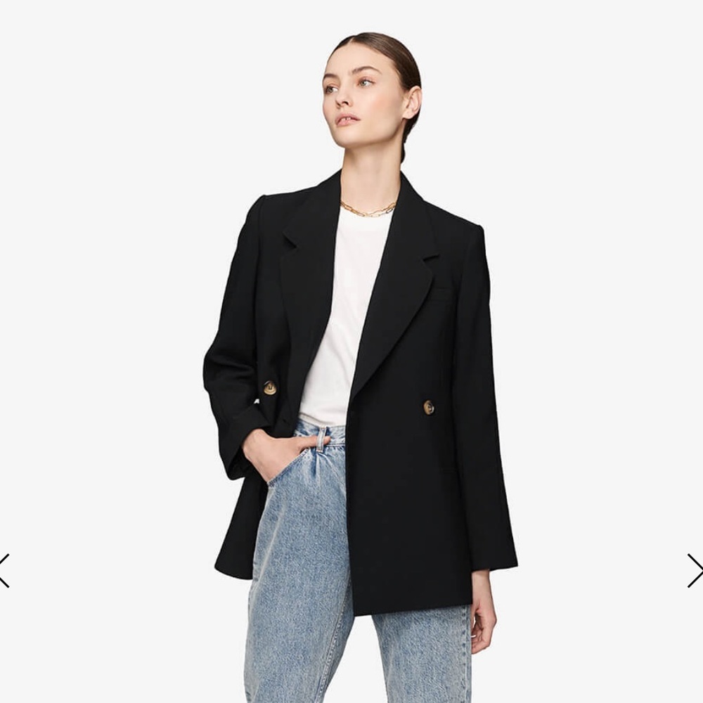 ANINE BING KAIA BLAZER BLACK - size medium - Picture 3 of 11